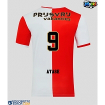 Moški Nogometni dresi Feyenoord Ayase Ueda #9 Domači 2025-26 Kratek Rokav